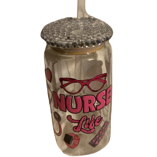 Nurse life glass Cup